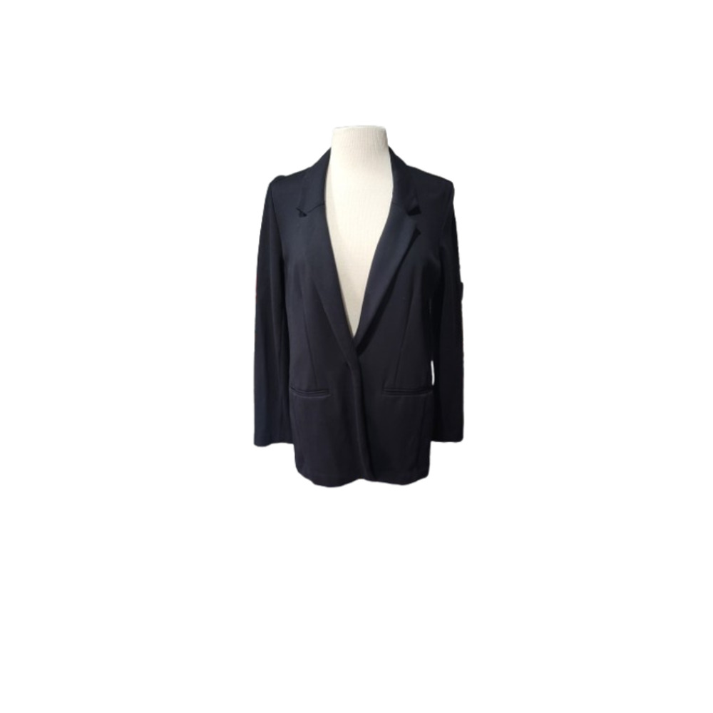 Old Navy Black Blazer Medium Classic Open Front Lightweight